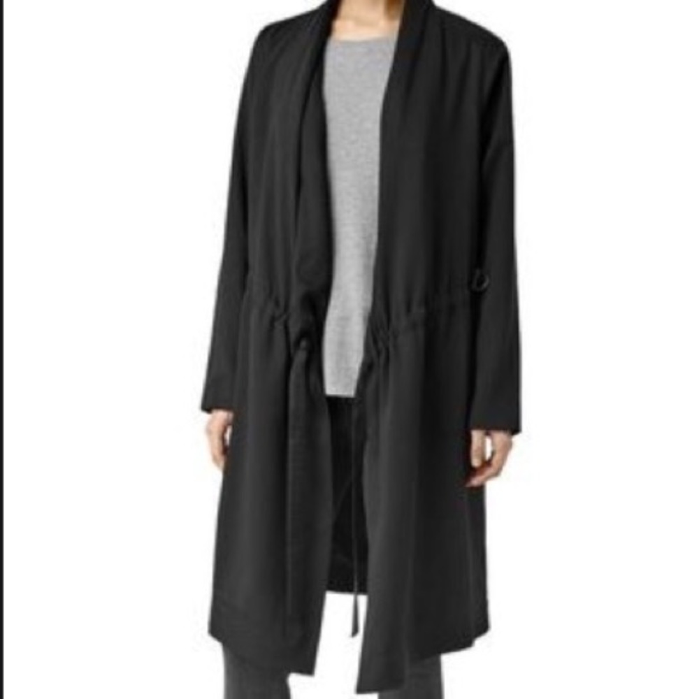 All Saints Black Mali Coat